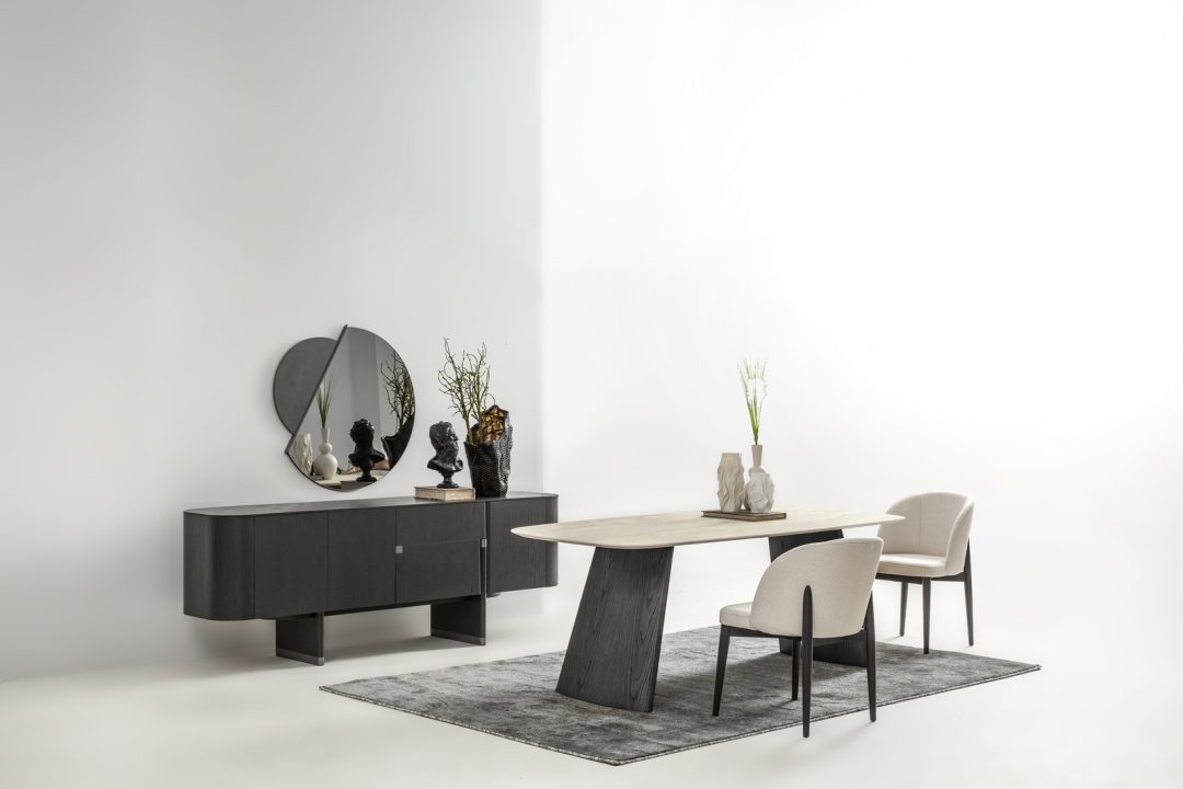Anthracite Oak Esszimmer