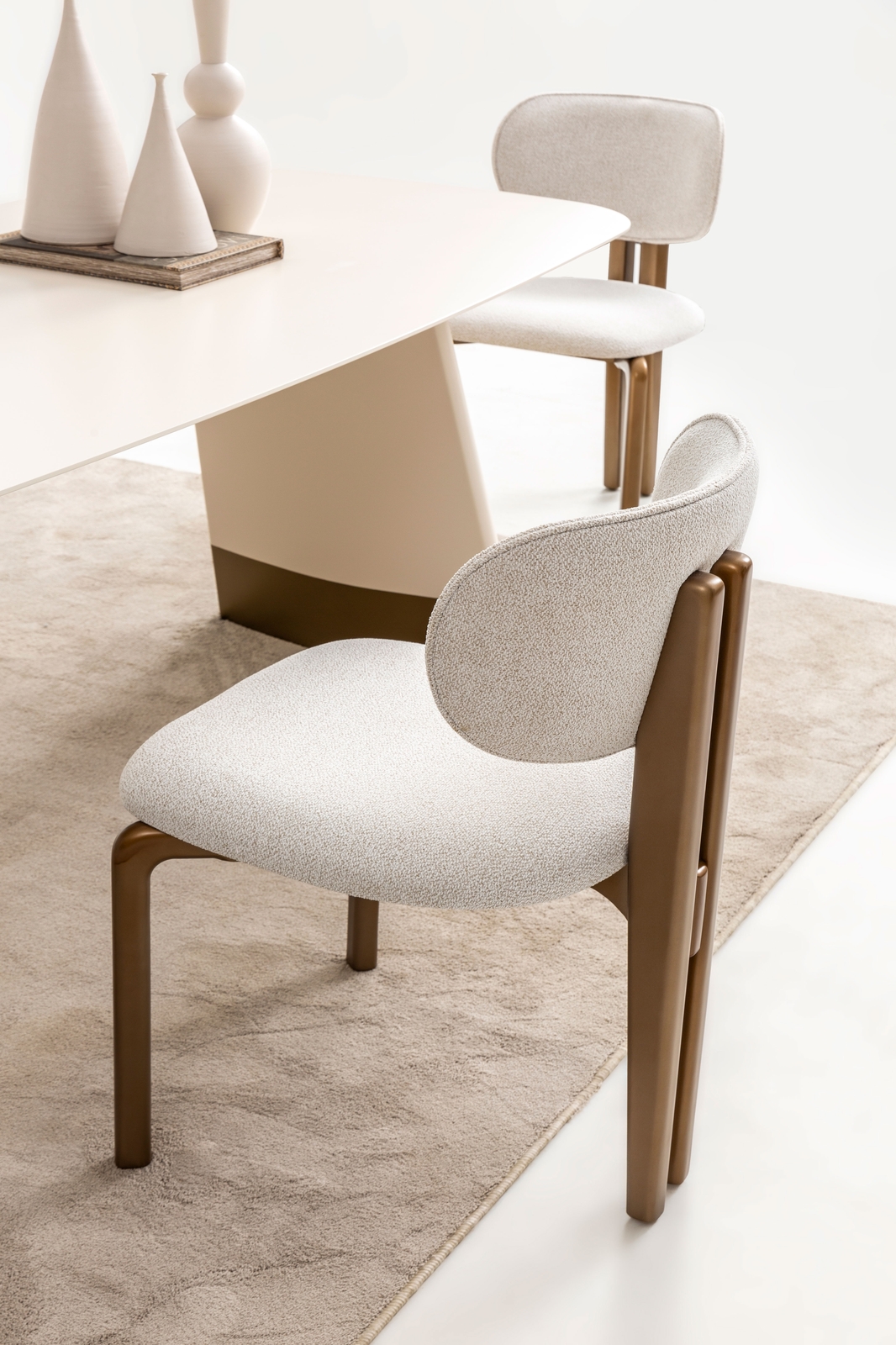 Ecru - Gold Stuhl