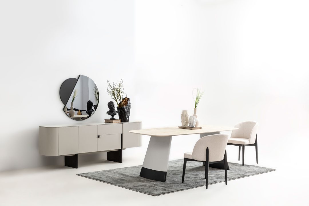Light Gray - Black Esszimmer – Bild 2