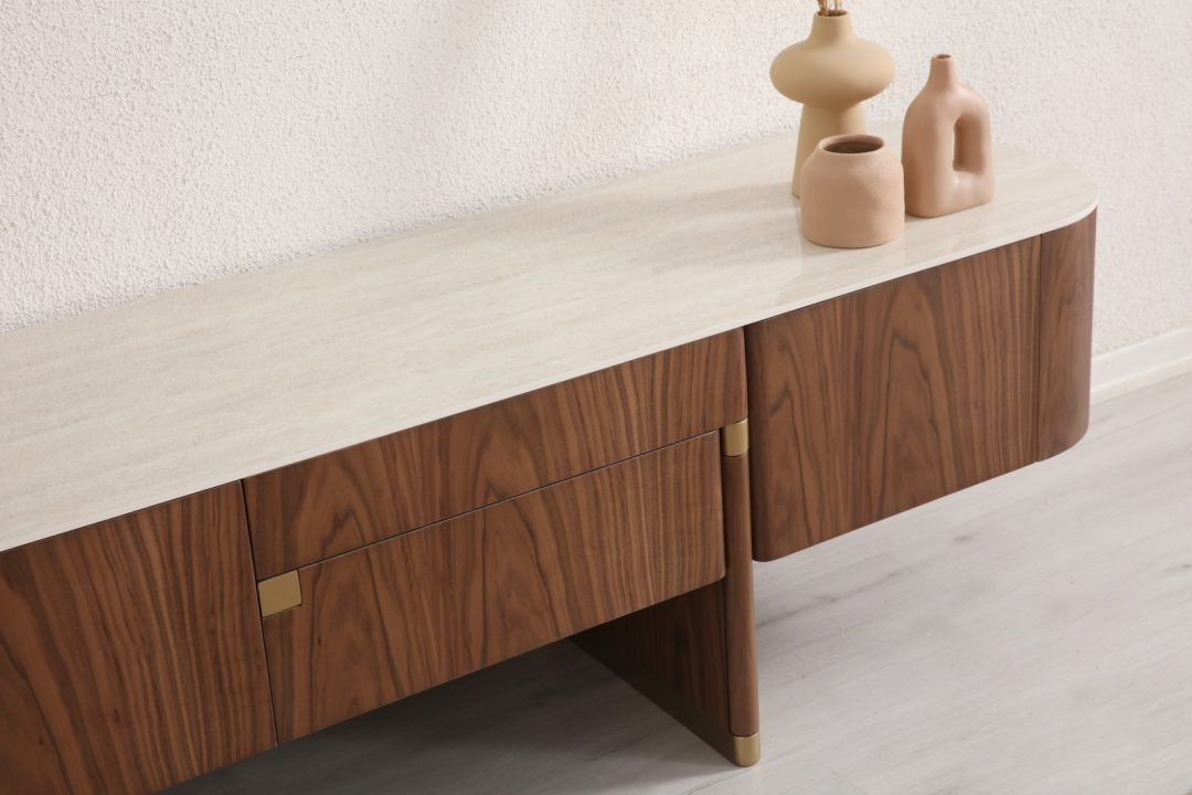 Full Walnut TV-Möbel – Bild 6