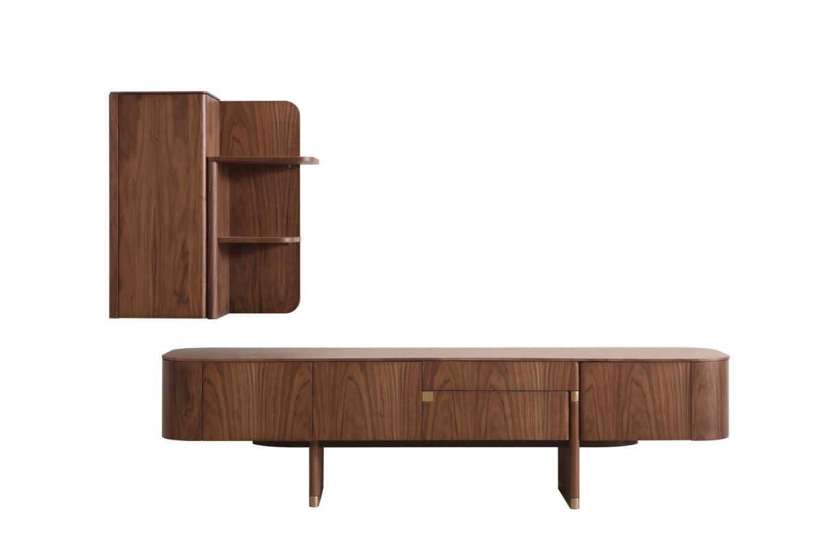 Full Walnut TV-Möbel – Bild 11