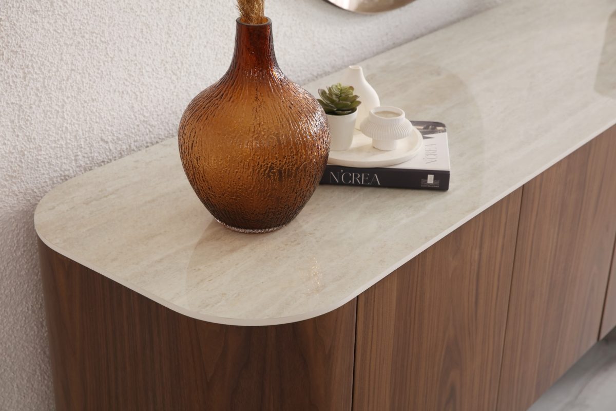Full Walnut Konsole – Bild 11