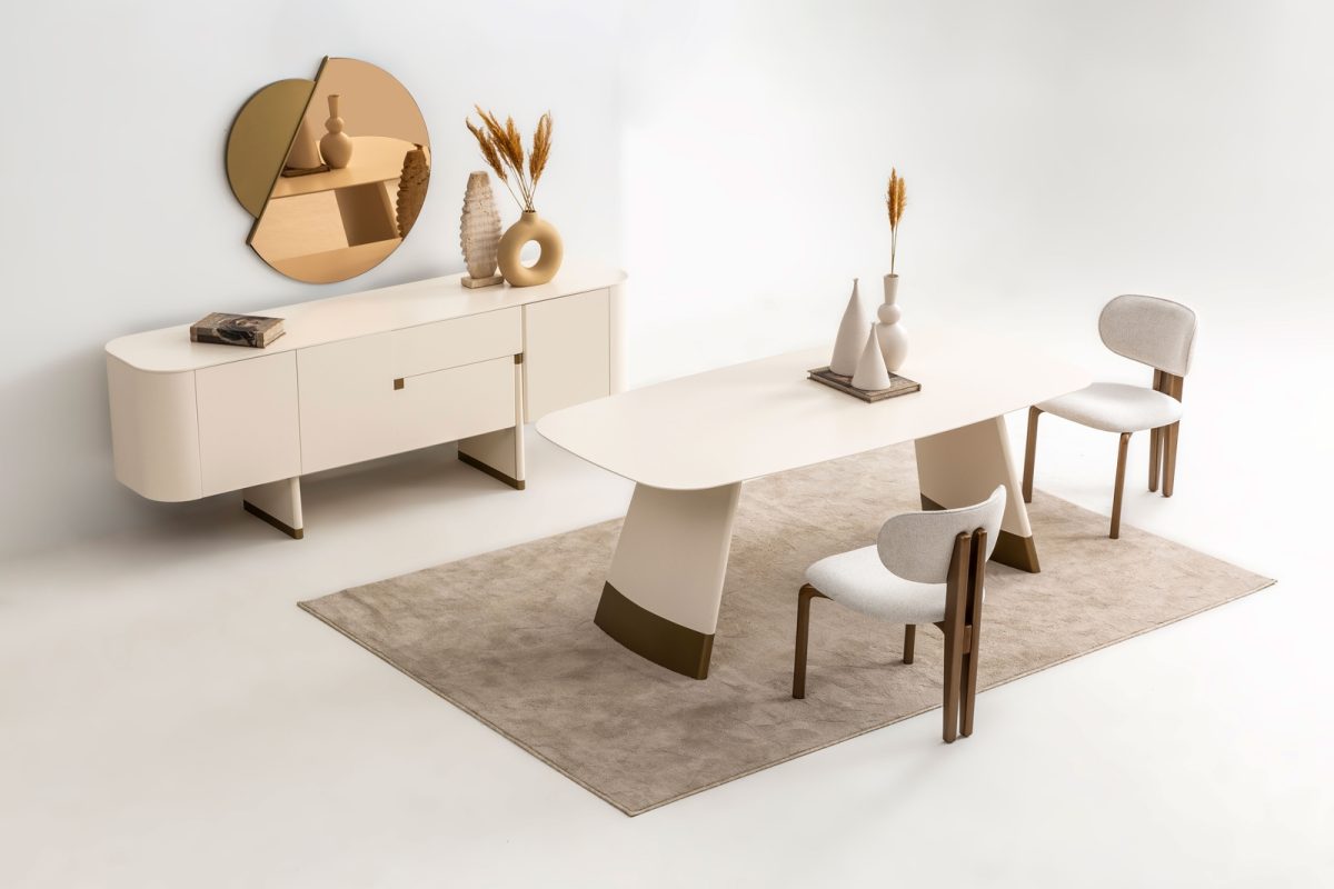 Ecru - Gold Esszimmer – Bild 13
