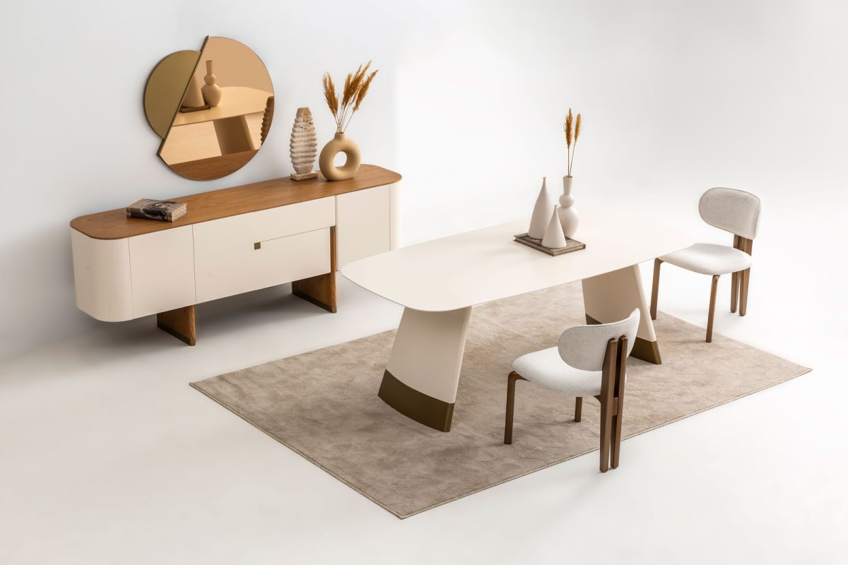 Ecru - Gold Esszimmer – Bild 15