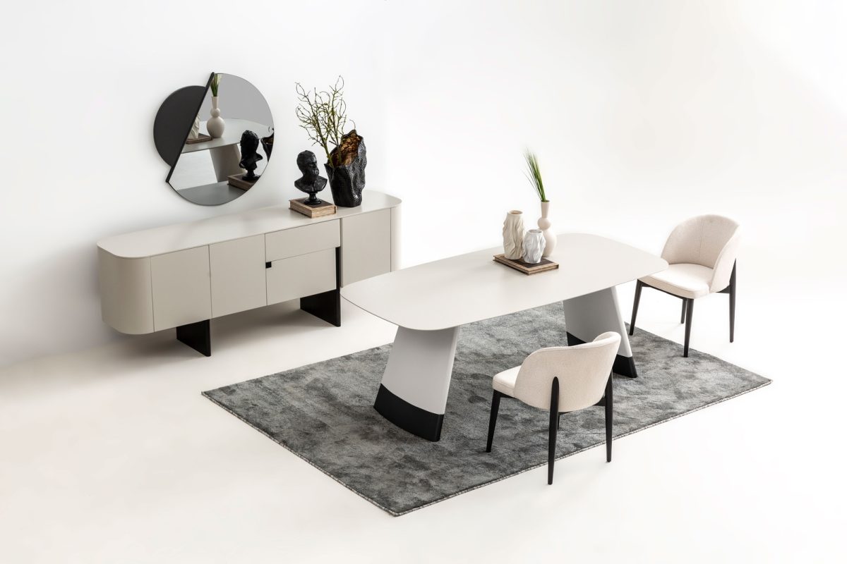Light Gray - Black Esszimmer – Bild 5