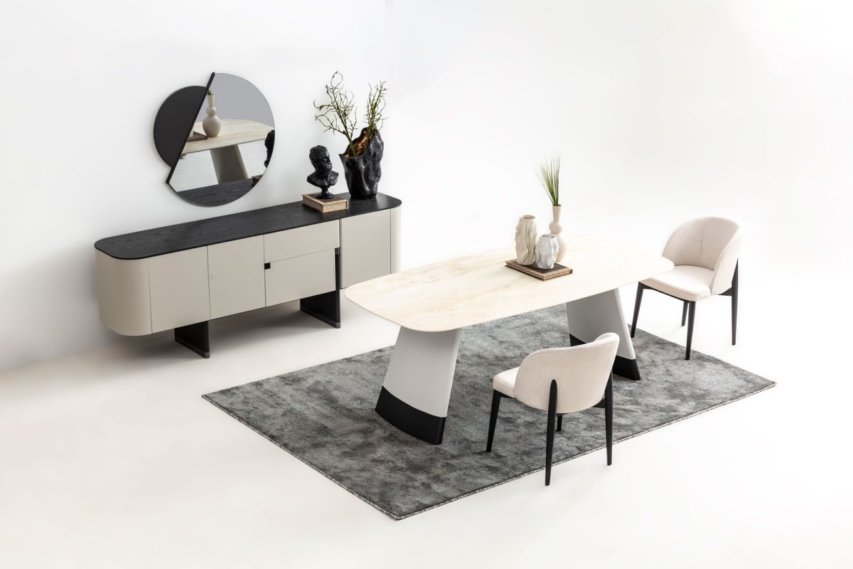 Light Gray - Black Esszimmer – Bild 8